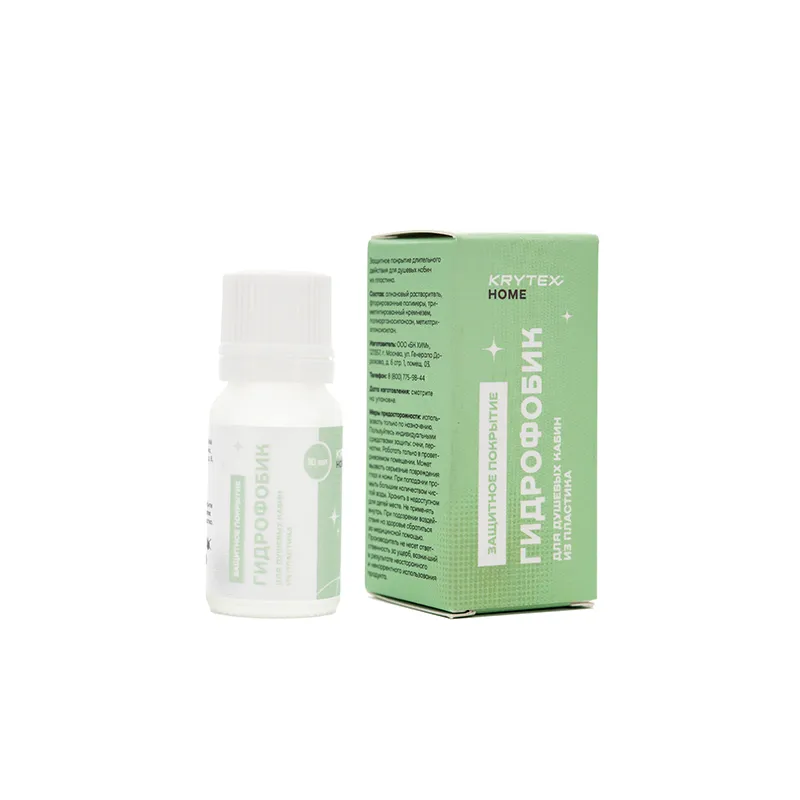 KRYTEX HOME ГИДРОФОБИК Для душевых кабин из пластика